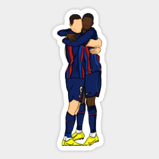 dembouz x lewy Sticker